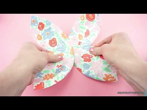 How to Make a Paper Plate Butterfly