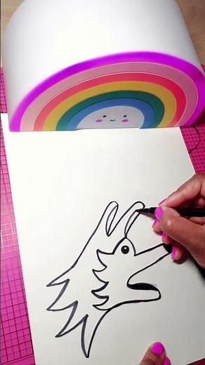 Comment déssiner facilement un loup avec un enfant. How to easily draw a wolf with a child. #dessin