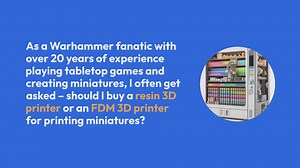 Beginner Resin vs FDM Printer for Miniatures Printing In 2024
