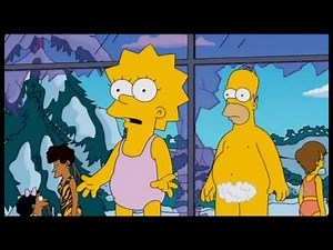 The Simpsons in a indoor Waterpark
