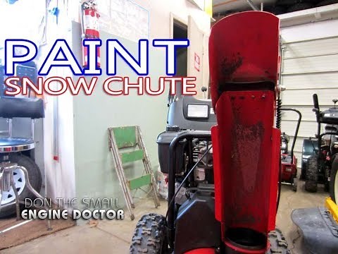 Snowblower Quick Tip #7 - Painting The Chute For Better Performance