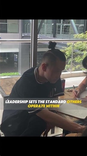 Leadership sets the standard others operate within.