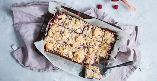 Coconut and Raspberry Slice - Live Love Nourish