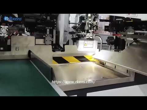 Automatic connector housing insertion machine cut strip crimp and insert housing