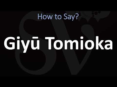 How to Pronounce Giyū Tomioka? | Demon Slayer: Kimetsu no Yaiba