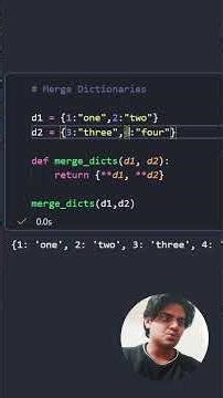 Python Programming problem | Merge dictionaries | unpacking dictionary #python #pythontricks
