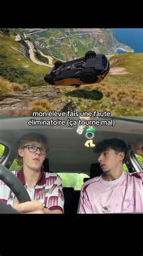 Abonne toi ! 🚨⚠️ #humour #permis #voiture #accident #danger