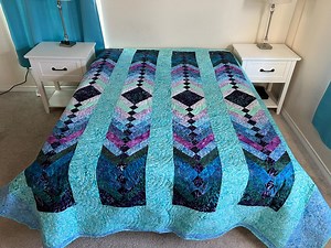 French Braid Quilt in Queen Size - Etsy