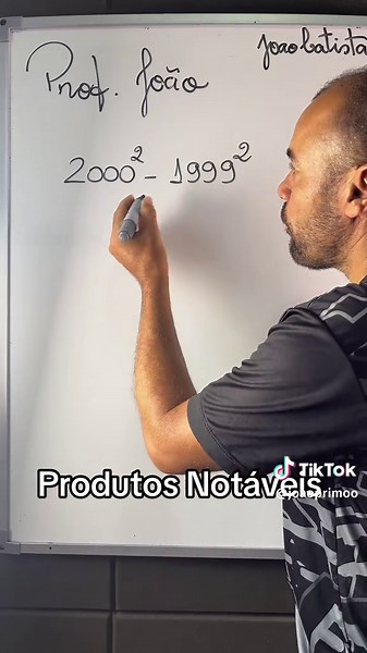 Produtos Notáveis #matematica #matemática #professor #alunos #enem