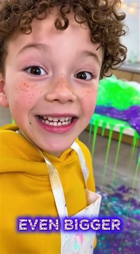 Giant Slime Explosion #usashorts #slime #slimeasmr #kidsshorts #kidsvideo