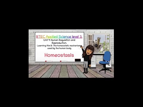 Homestasis - BTEC Applied Science Unit 9 and A level Biology: BioTeach