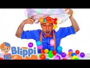 Learn Colors with Ball Pit Balls! | Blippi’s Color Learning Course: Ball Pits, Toys & Rainbow Fun!