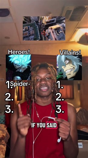 Heroes VS Villains #anime #shows #quiz