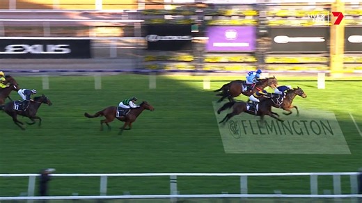 What a race! 🏆 The Map… wins a Golden Ticket into the 2024 Lexus Melbourne Cup. 📽 7HorseRacing | Flemington Racecourse and Victoria Racing Club