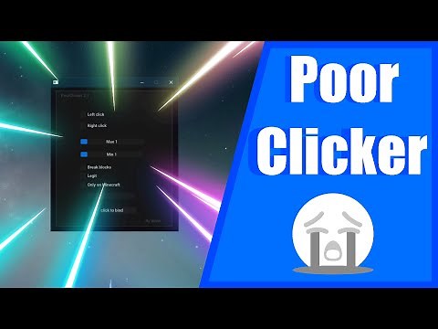 ⚡PoorClicker V2.1 FREE AUTOCLICKER + BREAK BLOCKS (Bypass AZ-Launcher | Lunar Client...)⚡