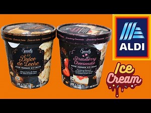 Specially Selected (Aldi) Ice Cream: Dulce de Leche and Strawberry Cheesecake Review