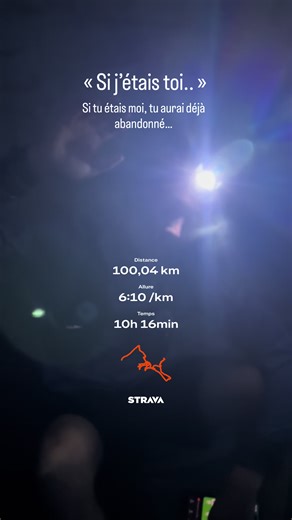 Préparation pour un ultramarathon de 175 km