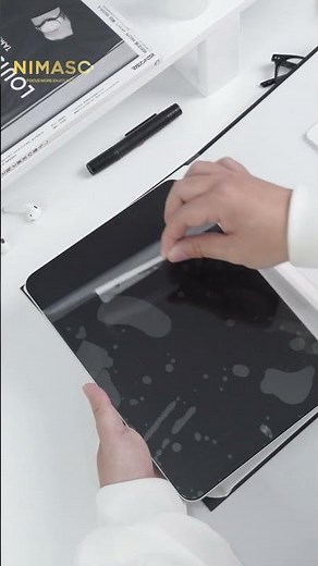 [iPad Tempered Glass Screen Protector] Is it hard to apply? Here is how to apply an iPad screen p...
