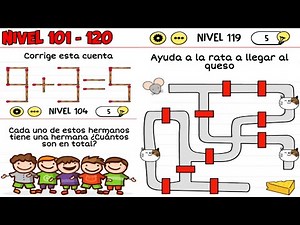 BRAIN TEST - Nivel 101 al 120 - Gameplay