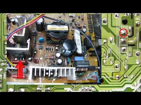 Método para reparar un tv TRC LG