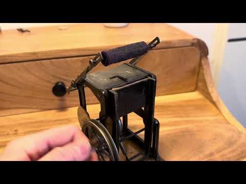 Dampfmaschine Falk Antriebsmodell Druckerpresse / Steam Engine Falk Drive Modell printing press