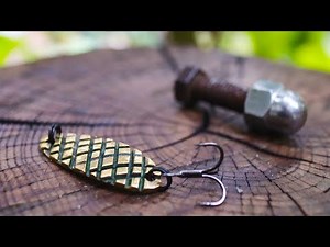 An old forgotten method of making handmade fishing spoons
