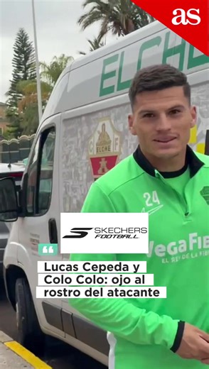 Lucas Cepeda se está preparando para enfrentar al Real Madrid este fin de semana… 🥵 Antes de llegar al entrenamiento, nuestro enviado especial, @Keno Salinas by Skechers fútbol, le recordó el liderato de Colo Colo en Chile y así reaccionó el joven atacante. Ojo a la sonrisa. #elche #cepeda #colocolo