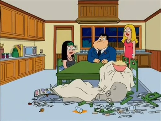 AMERICANDADSHOW🇺🇸 | One of the best things about American Dad is how open the writers are to collaboration with the artists. This is a scene from an episode I... | Instagram