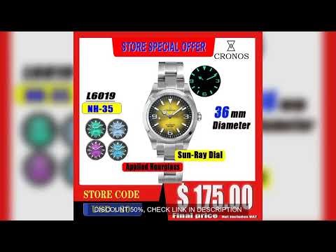 Cronos Luxury Men Watches 36mm Explore Climbing Series Fashion Couples Sport Watch Unisex Automatic