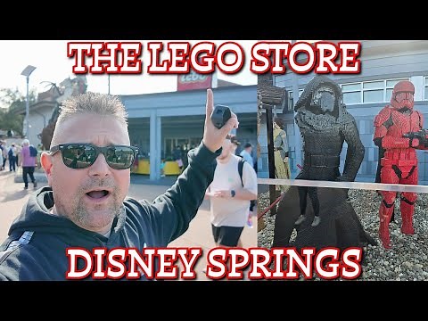 Touring Disney Springs Lego Store! They Have Everything!
