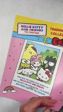 Hello Kitty & Friends Card Collection part 6 🩷 #cardcollecting #openingpacks #panini #hellokitty