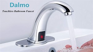 Watch Dalmo Automatic Sensor Touchless Bathroom Sink Faucet on Amazon Live