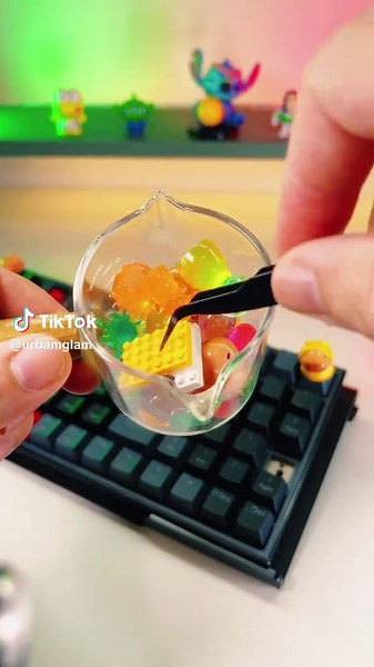 Como decorar keycaps con lego #keycaps #lego #teclado