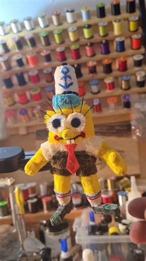 Lords Of The Fly 👑 on Instagram: "What fish are you trying to catch with this fly? Let us know in the comments below! ~ “The SpongeBob Square Pants deerhair fly was one of my favorite pieces to tie, part art, part nostalgia. I started watching SpongeBob in 99, and now seeing my kids love it, it brings everything full circle. A lot of my deerhair creations come from that blend of childhood memories and the things that light up my kids’ imaginations today.” ~ To check out the full Reel of the Wee