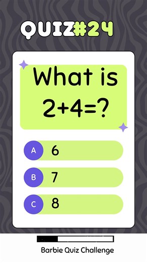 Barbie Loves MATH Can You Solve 2+4?