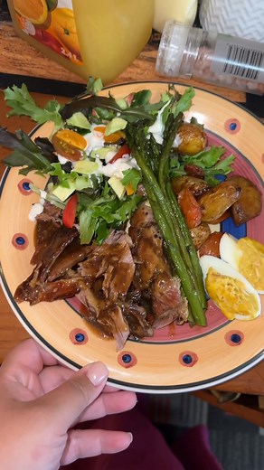 Lamb roast for dinner. I personally would have loved beetroot relish on mine Roasting like this, 4 hours covered at 170 with a cup of water is an easy and forgiving method. It creates a steam bath and you can’t really muck it up. | Paris Nuku