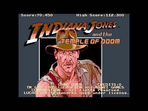 Indiana Jones and the Temple Of Doom (Arcade) - Gameplay