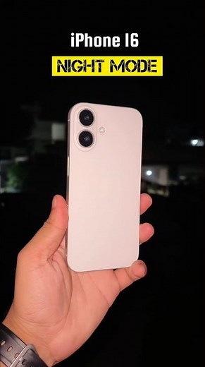 iPhone 16 night mode test