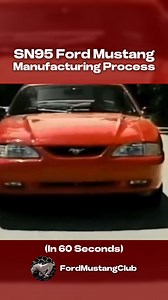 51K views · 998 reactions | Here is how the SN95 Ford Mustang was built! (in 60 seconds)  #FordMustang #SN95 #Cars #FordMotorCompany #FordPerformance | Ford Mustang Club | Facebook
