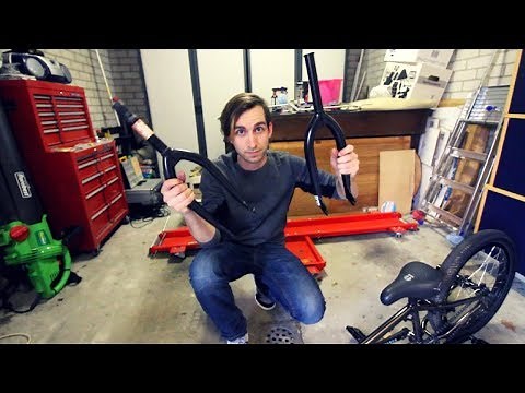 How to replace and install BMX forks