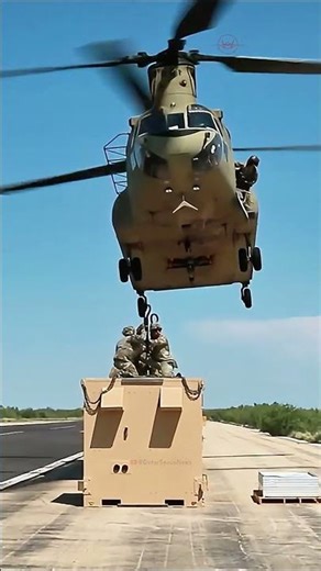 Chinook Helicopter Showing Its Strongest Action