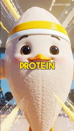6 High Protein Foods That Build Strong Muscles 💪 Cute 3D Animation