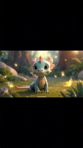 cute baby dragon #cartoon #animation #shorts #shortvideo #kids
