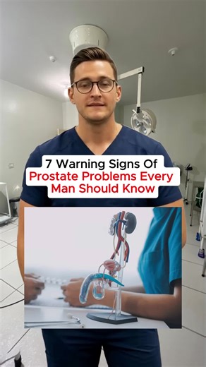 7 Warning Signs of Prostate Problems Every Man Should Know ⚠️🧔‍♂️🩺 .. #usa #usa_tiktok #usa🇺🇸 #health #healthtips