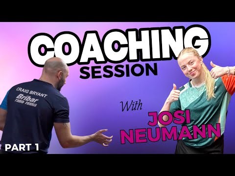 Table Tennis Coaching | Part 1 of 4 | With German National Team Player - Josi Neumann