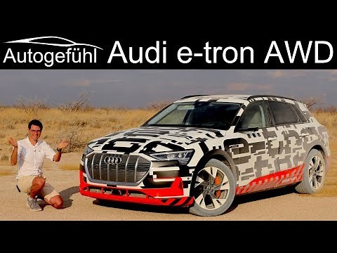 Audi e-tron DRIVING REVIEW electric quattro AWD test e tron - Autogefühl