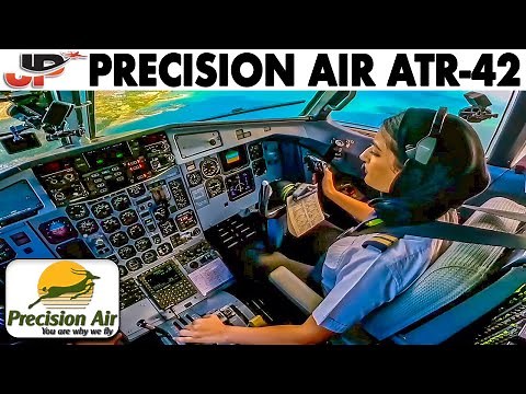 Precision Air ATR Cockpit to the Serengeti & Zanzibar