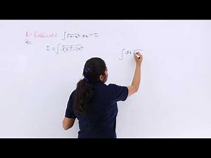 Class 12th – Integral of sqrt(4 - x^2) dx | Integrals | Tutorials Point