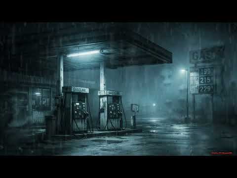 No Service After Midnight — Dark Drone Audio Track | Abandoned Gas Station Horror Atmosphere