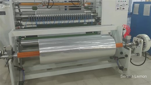 #aluminumfoiltape slitting rewinding machine